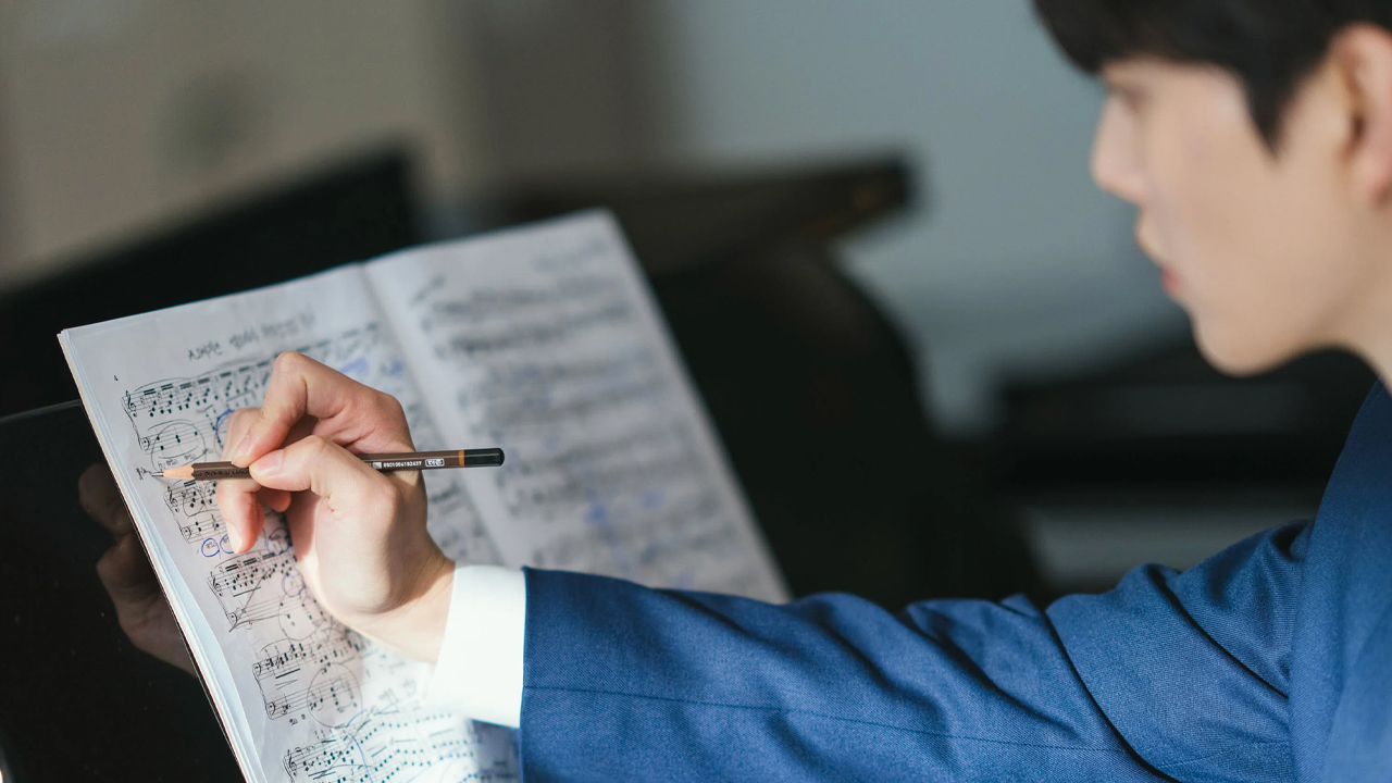 Four Hands, Two Sonatas – kadr promocyjny dramy tvN o młodych muzykach